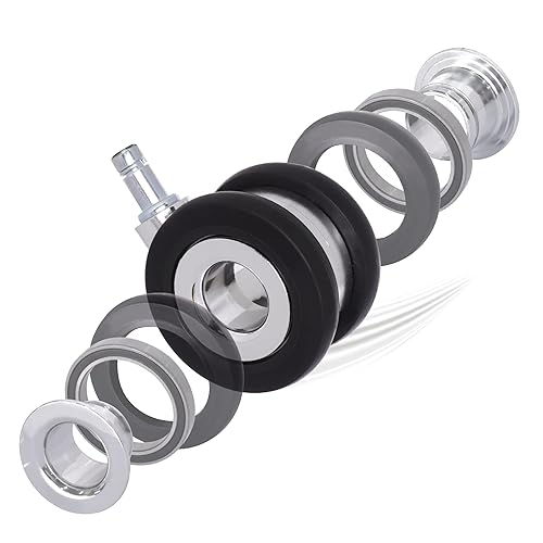 AXL Centerless - Ruedas de goma de repuesto para sillas de oficina para suelos de madera dura y alfombras, mejoran la estabilidad y no se sienten