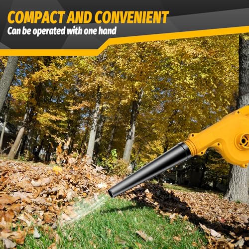 Cordless Leaf Blower Compatible for Dewalt 20V Battery, 2-in-1 Electric Leaf Blower & Vacuum, Small Blower for Lawn Care, Dust, Pet Hair, Car (Battery Not Included) 6 Cordless Leaf Blower Compatible for Dewalt 20V Battery, 2-in-1 Electric Leaf Blower & Vacuum, Small Blower for Lawn Care, Dust, Pet Hair, Car (Battery Not Included) - Image 6