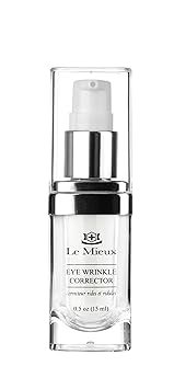 Le Mieux Eye Wrinkle Corrector Cream - Hyaluronic Acid Moisturizer for Eyes with 7 Potent Peptides & Amino Acids, Under Eye Corrector Cream 0.5 oz / 15 ml