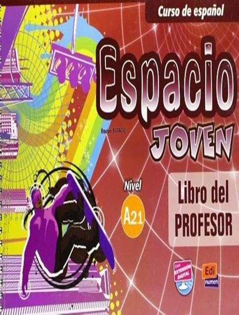 Portada de Curso de Espanol Espacio Joven - Libro del Profesor Nivel a 2.1