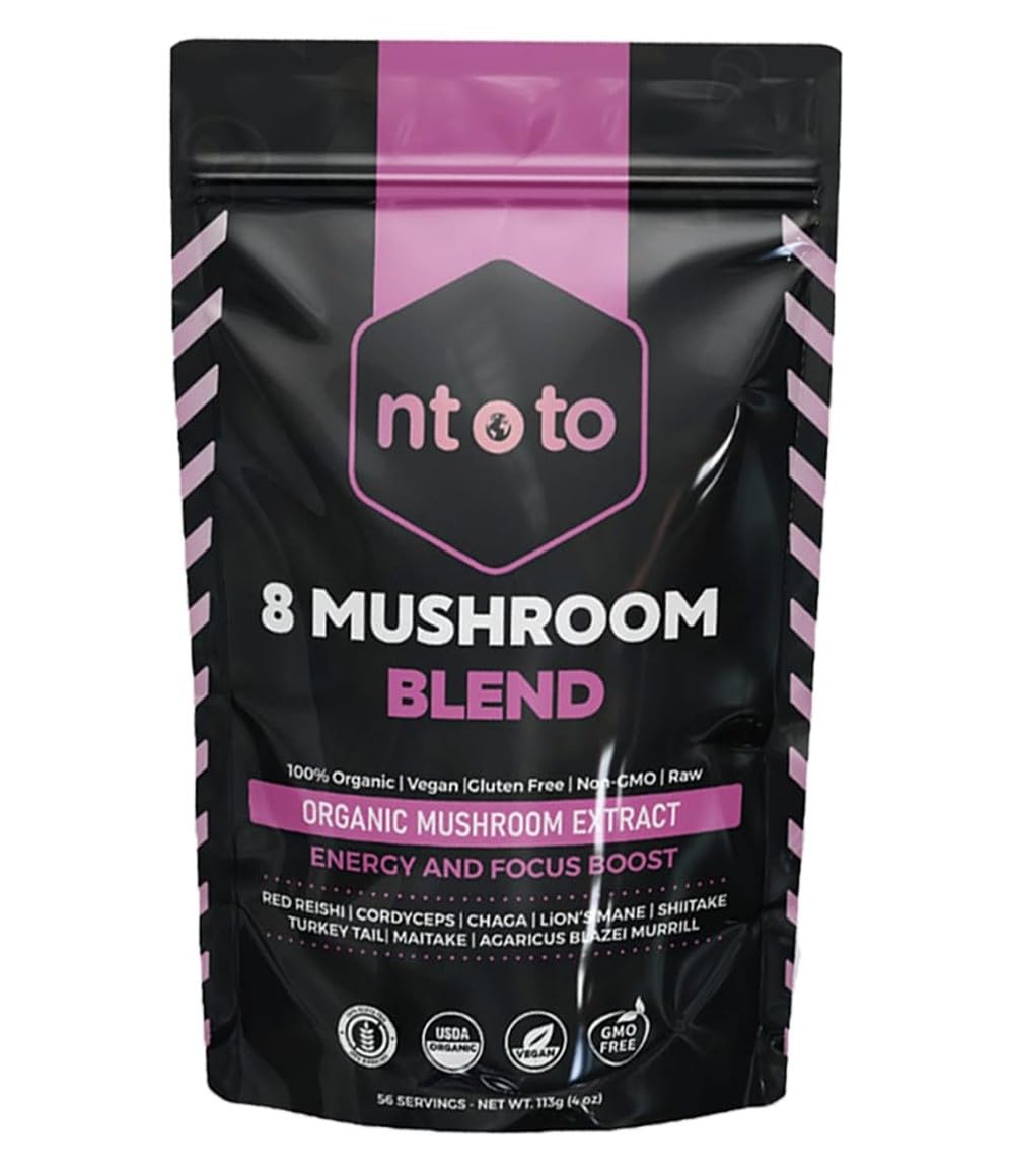 Amazon.com: 8 Mushroom Blend | 8 oz | Organic Extract | Reishi