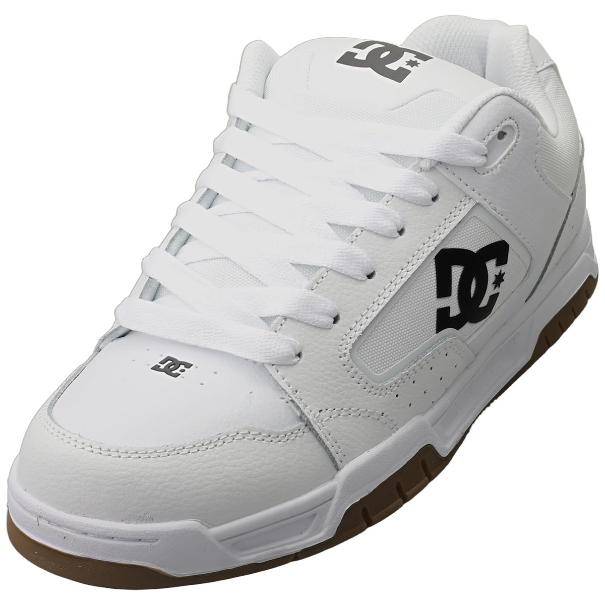 DC Shoes Coiler - Zapatillas de skate para hombre, color blanco/negro/chicle