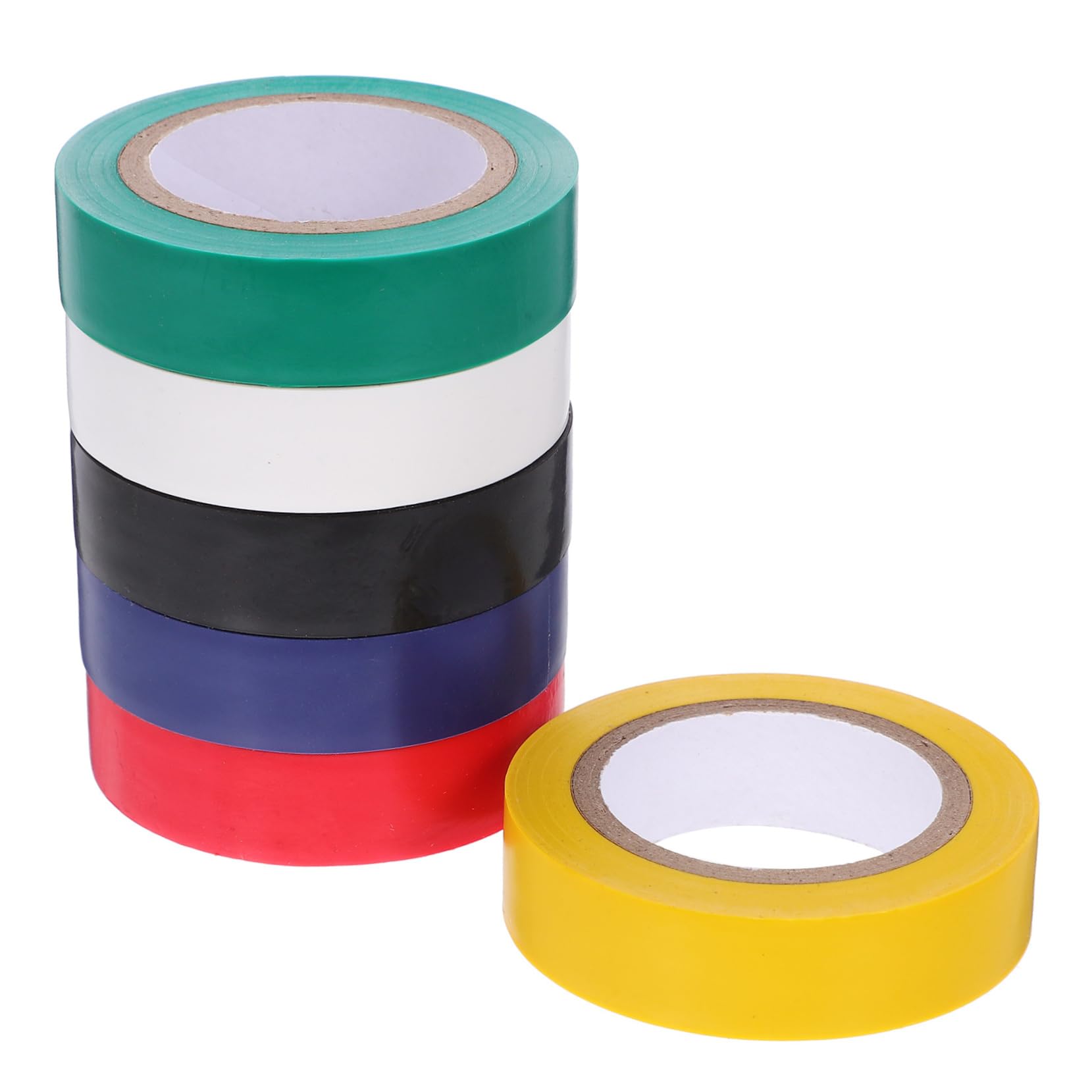 ULTECHNOVO 30rotoli Nastro Isolante Elettrico Adesivo Da Colori Resistente Alle Alte Temperature Facile Da Usare Per Lavori Elettrici e Riparazioni Domestiche