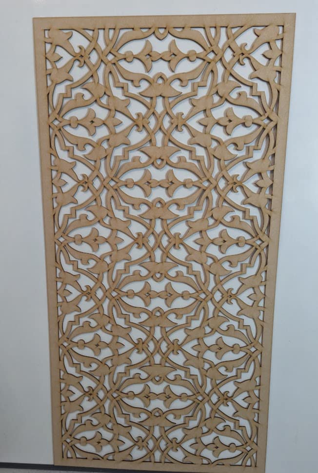 Rejilla de pared para radiador, panel de MDF perforado de 6 mm de grosor, 1200 x 610 mm, patrón E88M6
