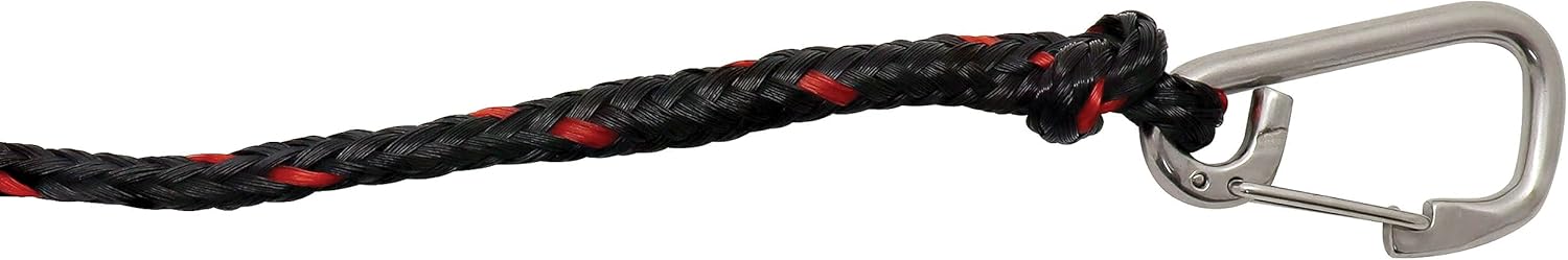 Extreme Max 3006.6806 PWC 9' Dock Line with Stainless Steel Snap Hook - Value 2-Pack