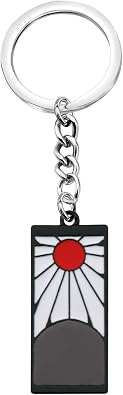FAADBUK Demon Anime Inspired Jewelry Tanjiro Necklace & Keychain Tanjirou Anime Cosplay Gifts