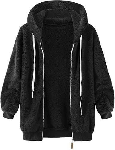 fuzzy zip up sweatshirt