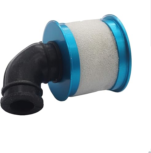 Miniatura 2 de 2 piezas de filtro de aire RC cubierta de aluminio con elemento esponja piezas del motor compatibles con Redcat Traxxas HSP Himoto 1/10 RC Nitro