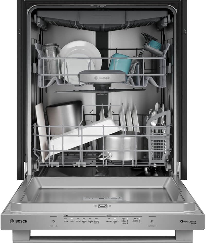 Bosch SHX78DM5N 42 dBA Stainless Fully Integrated Built-in Smart Dishwasher