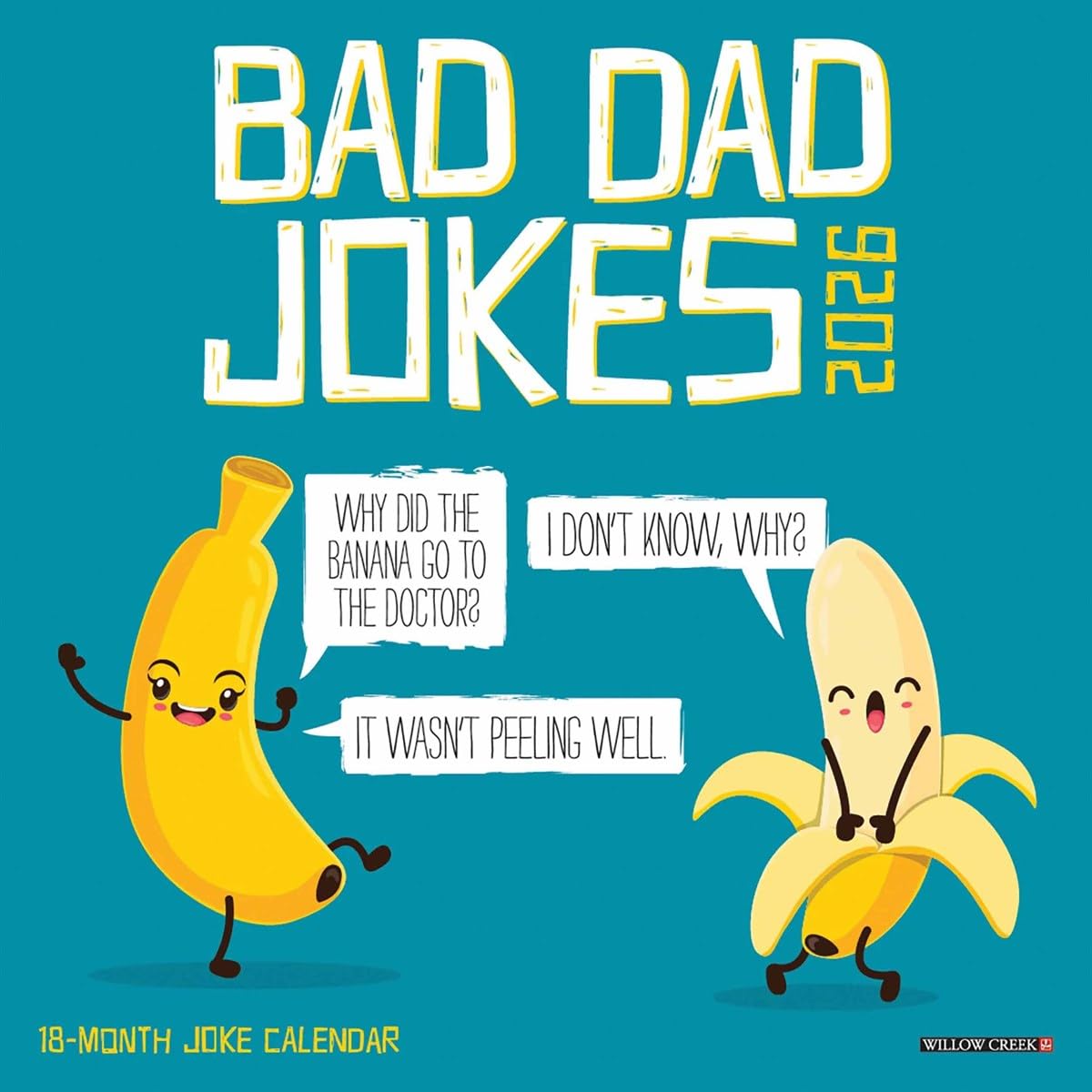 Bad Dad Jokes 2026 Mini Wall Calendar CALENDAR 9781549253454