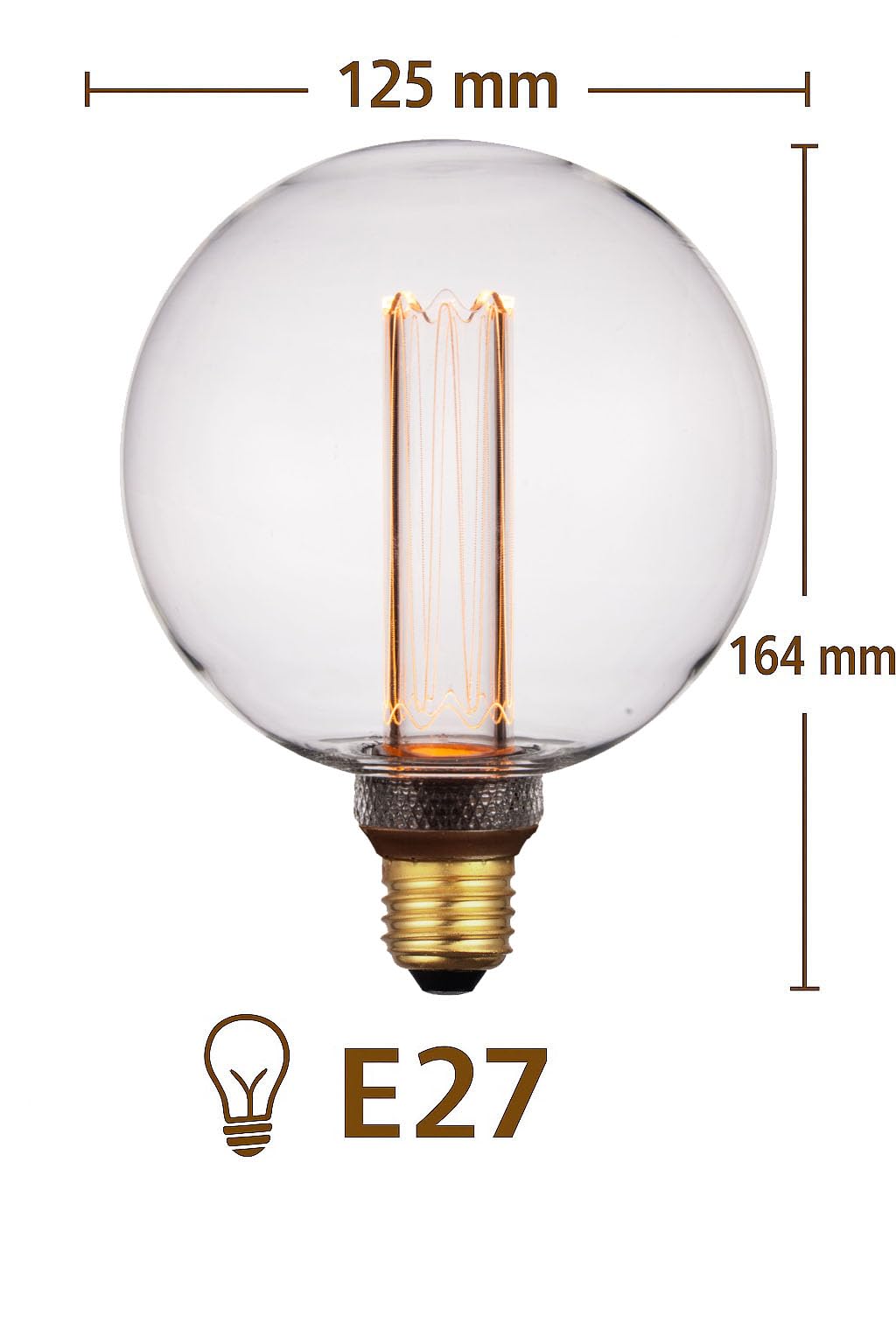 Greenandco 4x Ampoules LED Dimmable Vintage E14 ST45 Ambre 2,3W 65lm 1800K - Blanc Très Chaud Sans Scintillement