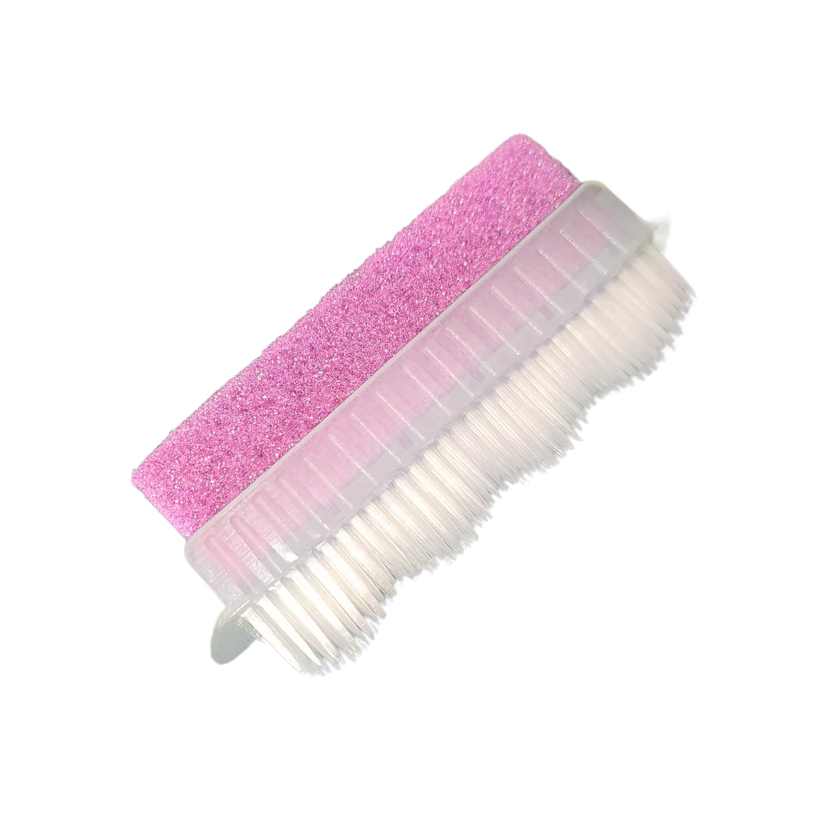 TRITON Professional 2 in 1 Feet Dead Skin Remover Pumice Stone with Brush Scrubber Foot Brush for Soft heels Pedicure Stone for Men n Women Pink-picture-47