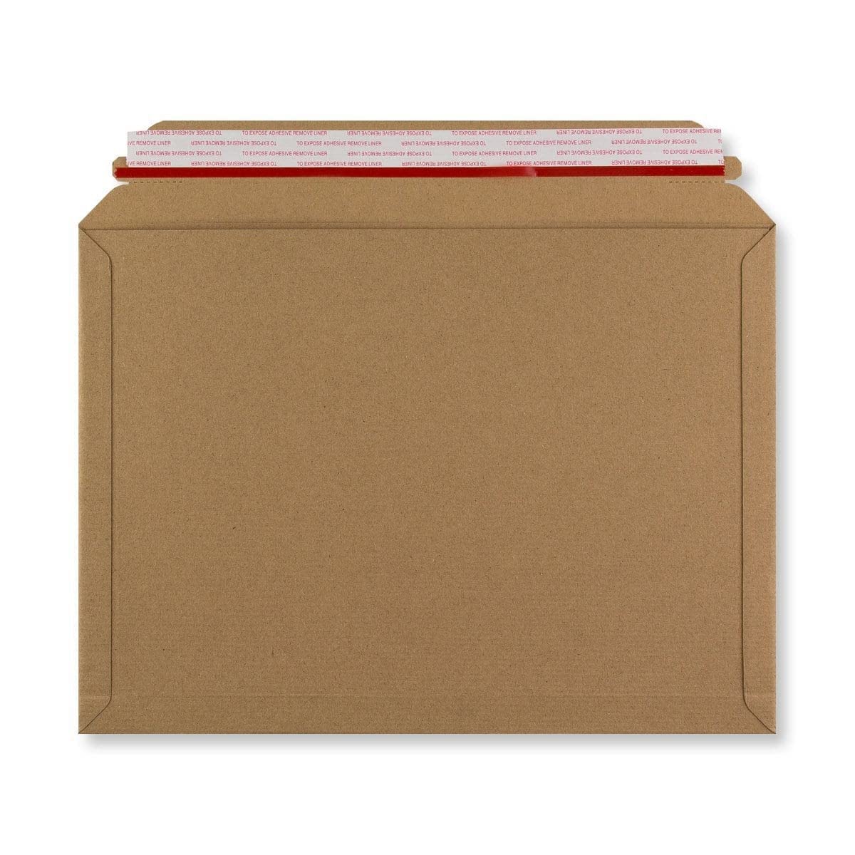 Greener Route Pack of 25X A4+ (248x345mm Flat) Rigid Cardboard Envelopes - Corrugated Capacity Book Mailers 209x312x40mm Inner, Heavy Duty 400gsm, Peel and Seal, Rip and Strip Open, Large Letter