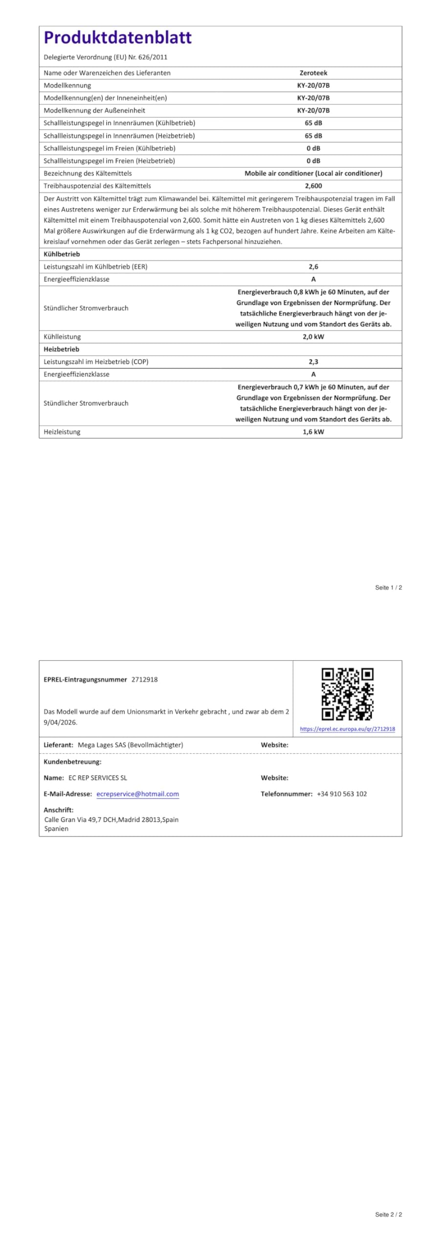 Klimaanlage Mobil, 4-in-1 Leistungsstark Mobile Klimaanlage mit Abluftschlauch, Kühlen, Entfeuchten, Ventilator, Fernbedienung, Intuitive Anzeige, 24h-Timer, Fenster-Kit, für Räume bis zu 33m²/90m³