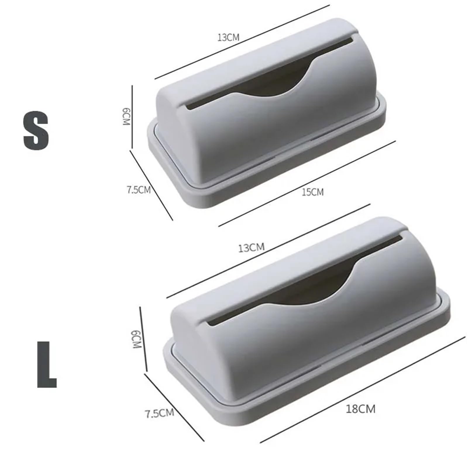 Dispensador De Bolsas De Basura Caja de almacenamiento de bolsas de basura, organizador de bolsas de basura montadas en la pared, soporte for contenedor de bolsas de plástico for cocina y baño, 5 uds.