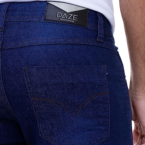 CALÇA SKINNY JEANS, SARJA (AZUL ESCURO, 42)