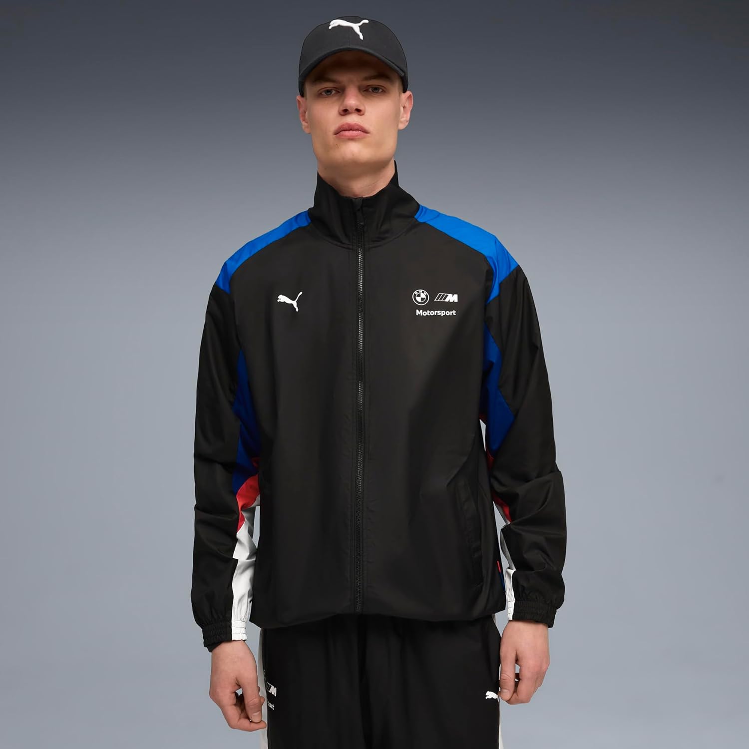 PUMA Men's BMW M Motorsport Woven Jacket, Black AH25, XX-Largearge Bmw Mms Woven Jacket - Image 2