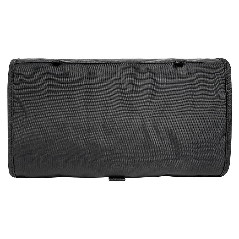 Tatonka Small Travelcare kosmetyczka – płaska kosmetyczka do zawieszenia z przegródkami i lustrem – czarna, 25 x 17 x 4 cm