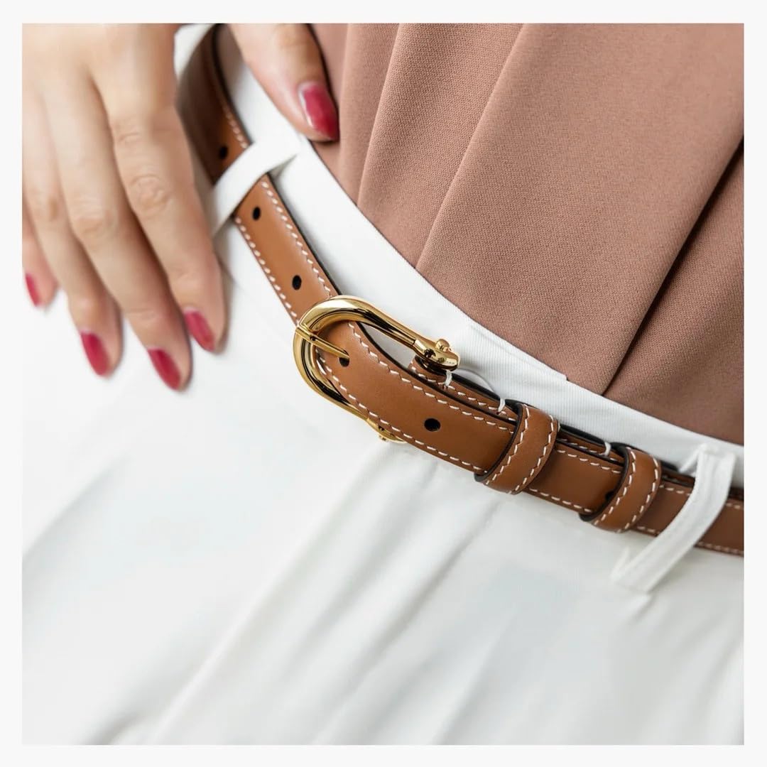 Cinturón de cuero para mujer, para vestir, pantalones vaqueros, cintura de gabardina, cinturón casual para fiesta