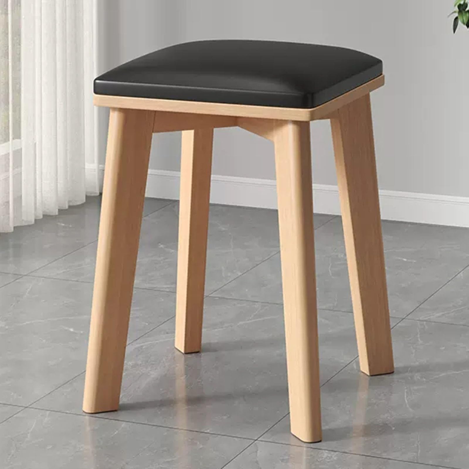 Taburete de maquillaje para vestidor moderno y entusiastas del tocador