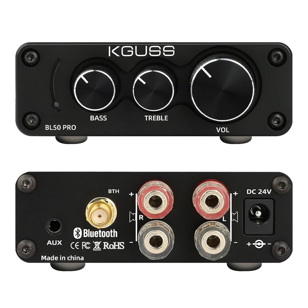 Amazon.co.jp: KGUSS BL50 PRO bluetooth パワーアンプ AC6951