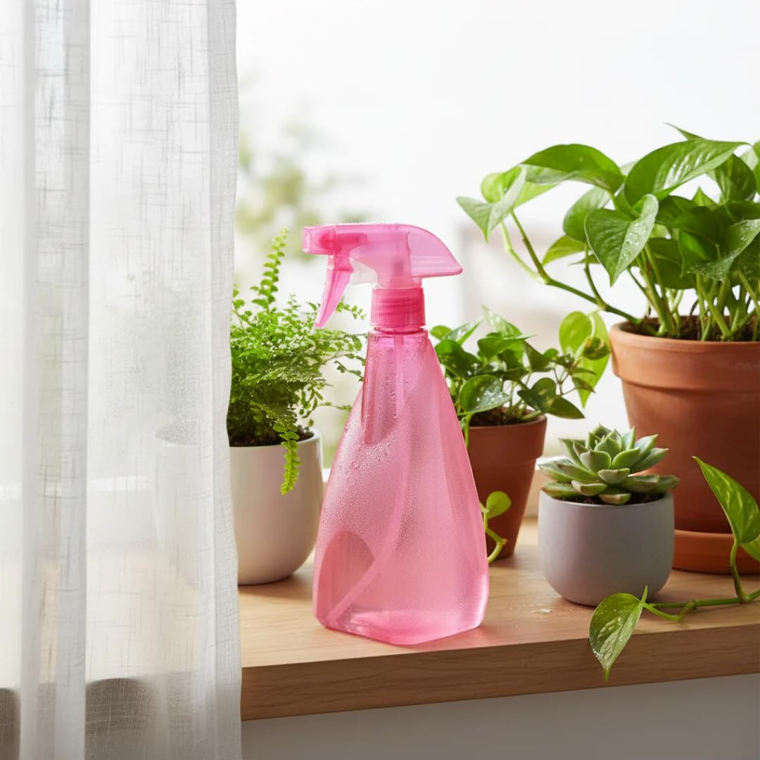 Sprey Şişesi 700 ml, Su Bulaşık Deterjanı, Tetikli Püskürtmeli Fısfıs Cam Temizleme (Siyah)