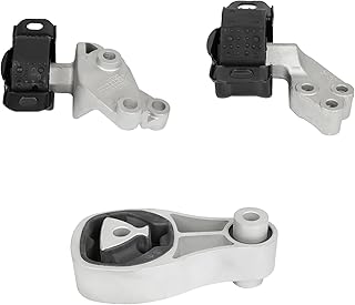OCPTY Engine Motor Mount and Transmission Mount Set Compatible for Smart 2011-2015 Fortwo Electric, 2008-2015 Fortwo L3 1.0L Petrol # A70015, A1322200048, A1322200148, A1322200248 (3PCS)