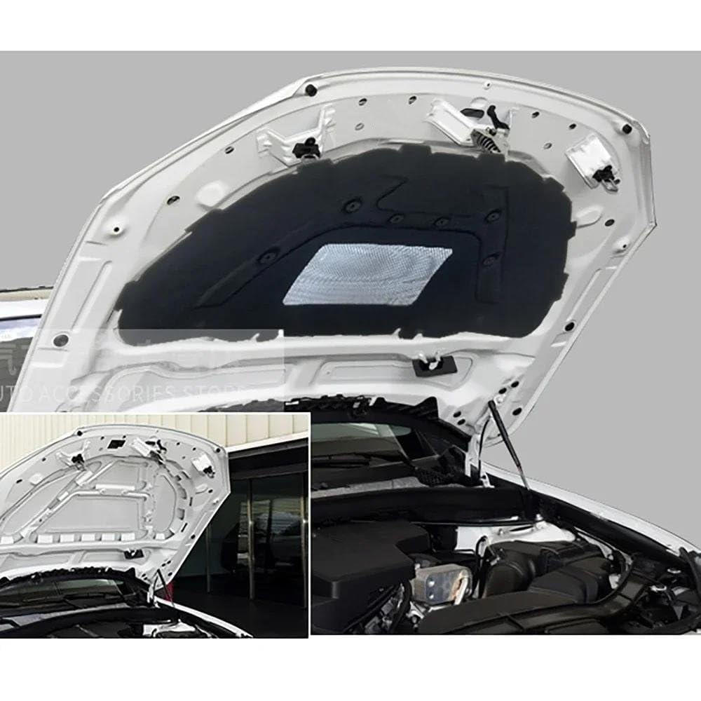 Cotone Isolante Acustico per Cofano Anteriore Auto,per BMW X1 E84 2010-2015,Isolamento del Cofano del Cofano, Isolamento Acustico del vano Motore