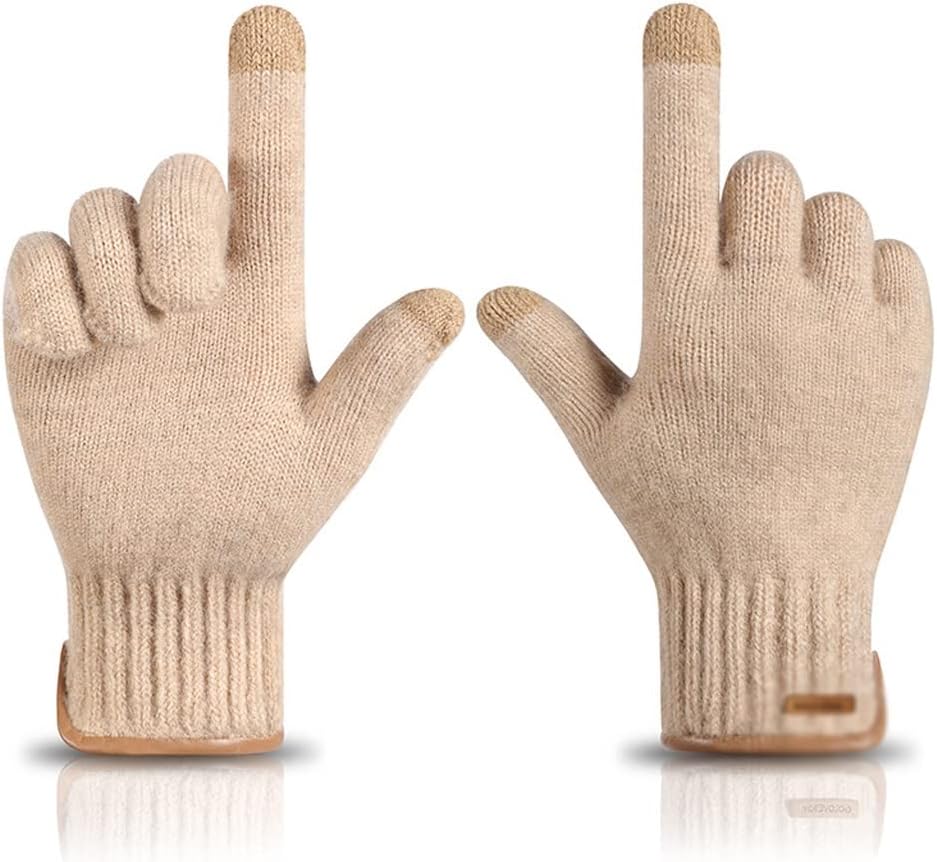 kky 海外限定 冬の暖かい手袋メンズ屋外タッチスクリーン高弾性ビジネスニット手袋 Color Size Size Camel One kky 海外限定 冬の暖かい手袋メンズ屋外タッチスクリーン高弾性ビジネスニット手袋 Color Size Size Camel One