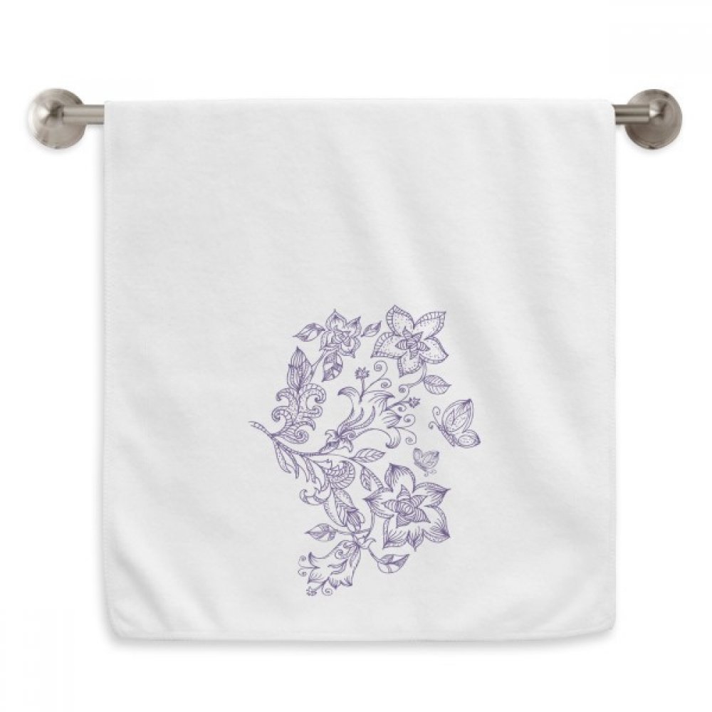 Serviettes motif lilas parfaites pour votre rituel beauté et soin visage