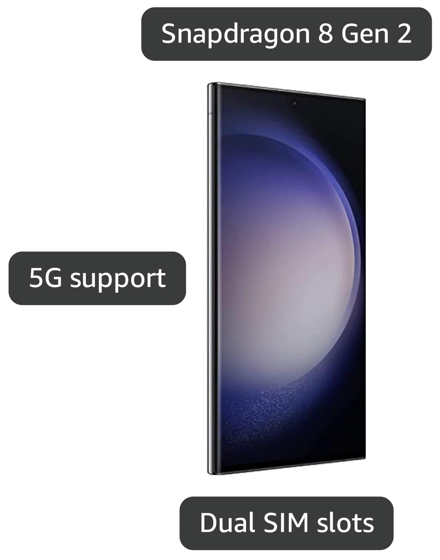 Amazon.com: SAMSUNG Samsung Galaxy S23 Ultra 5G (SM-S918B/DS) Dual