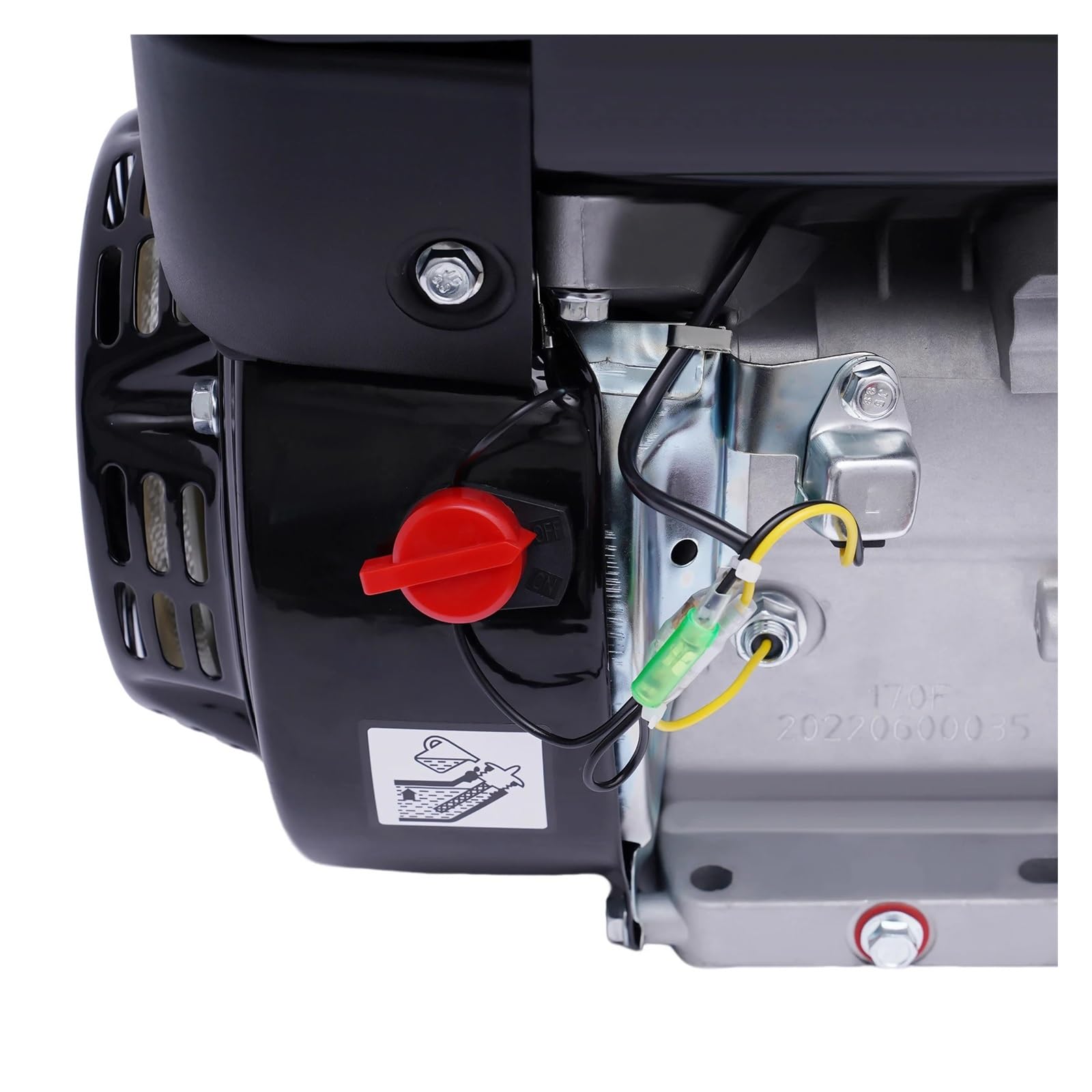 Motor De Gasolina 7,5 HP, 4 Tiempos, Estacionario, For Kart, Arranque Manual, 5100 W, 1 Cilindro, 3,6 L Gran Potencia