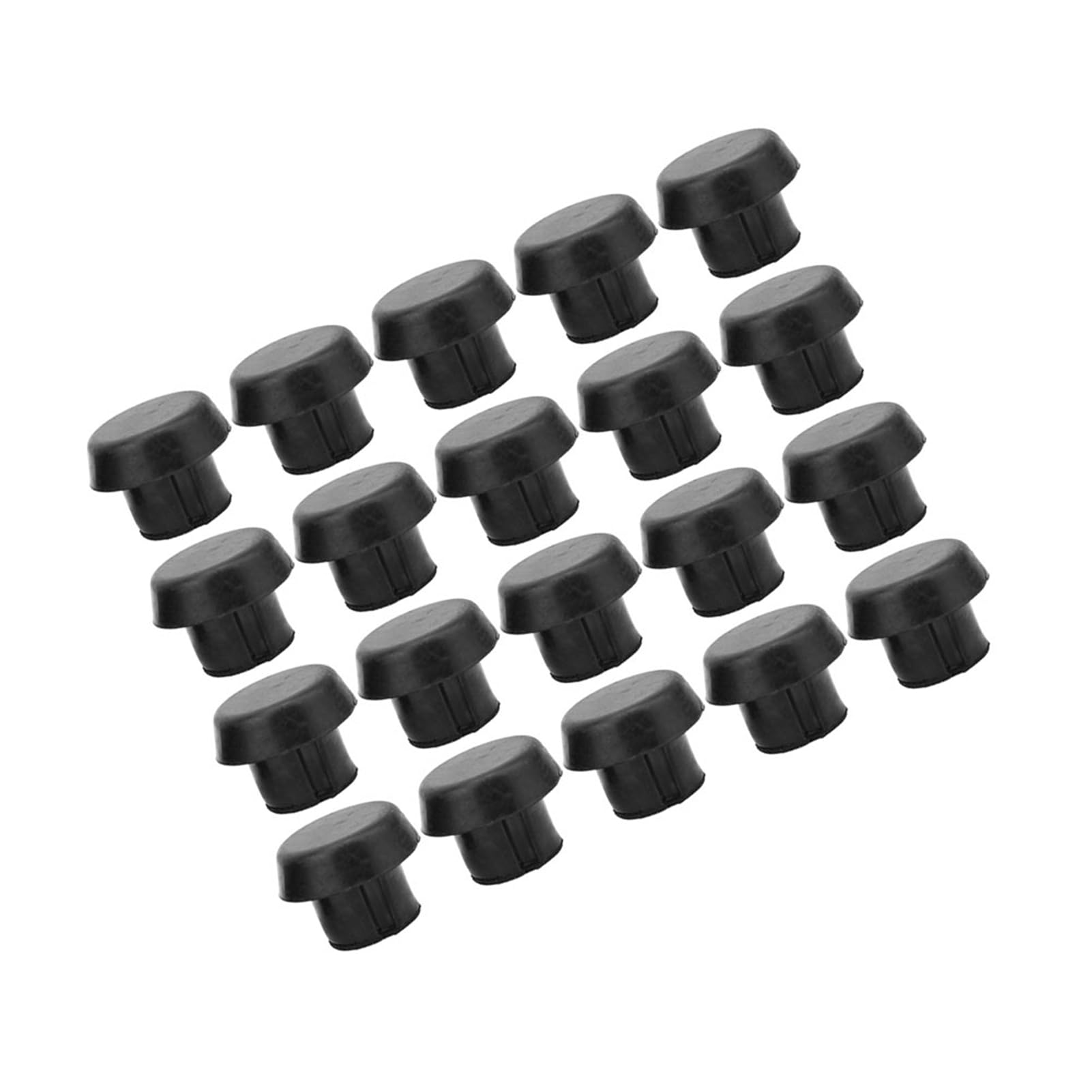 20 Pcs Billiard Rubber Plug Pad - Bottom Cover for Sticks, Ble and Sturdy Billiard Accessories
