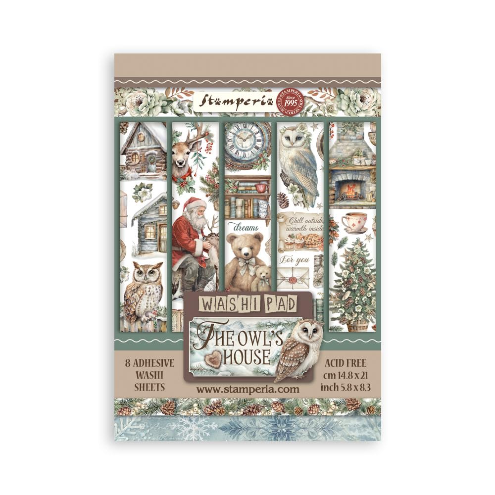 Stamperia SBW23 Scrapbook Pad, Multicoloured, 10 cm x 21 cm