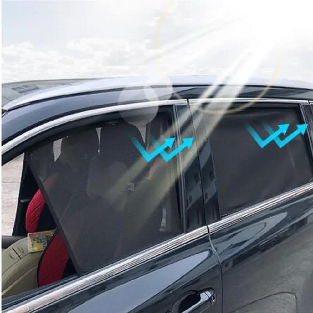 SYLTER Parasol Coche para CR-V V para CRV 2017 2018-2021 Parasol para Ventana Coche Protección UV Cortina Automática Parasol Visera Malla De Red Parasoles Coche(5Pcs No Front)