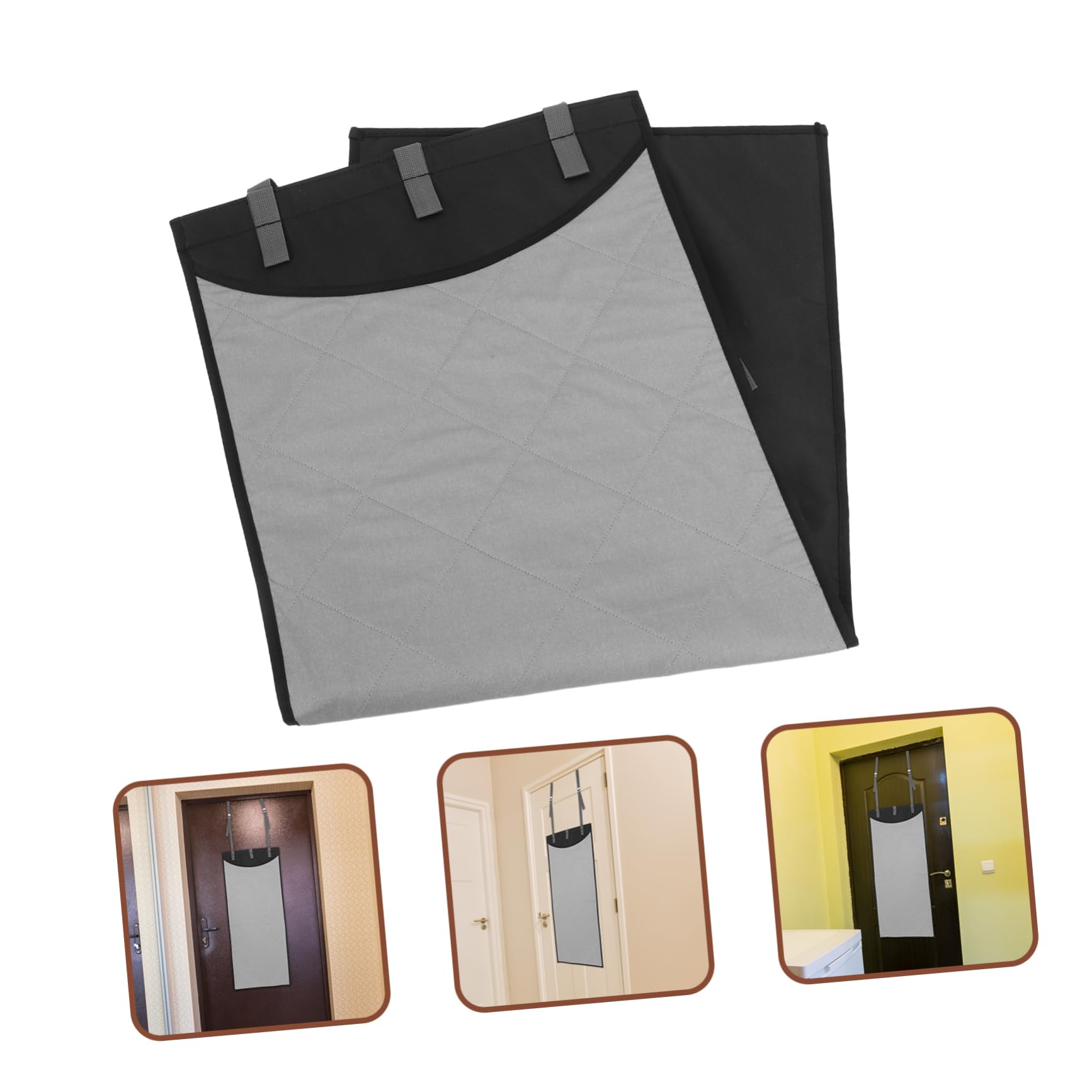 Hängende Bügelmatte für Tür und Reise, Faltbar, Verstellbar, 115x48 cm | Baumwolle, Polyester und Oxfordstoff, Hitzeschutz und Aufbewahrung, für Zuhause und Geschäftsreisen