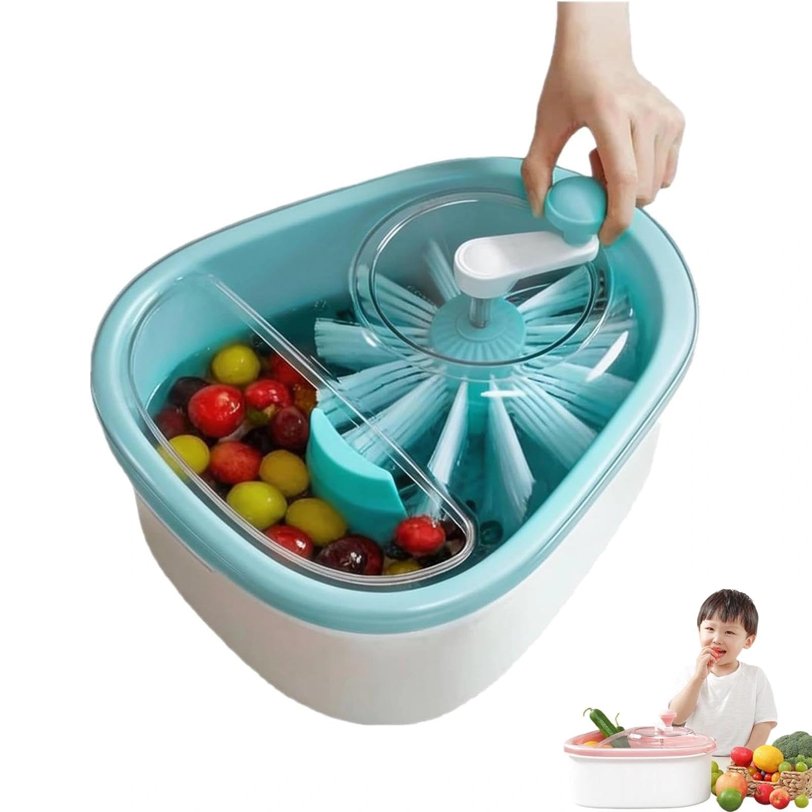 Fruit And Vegetable Washing Machine,Berry Washing Bowl(B)