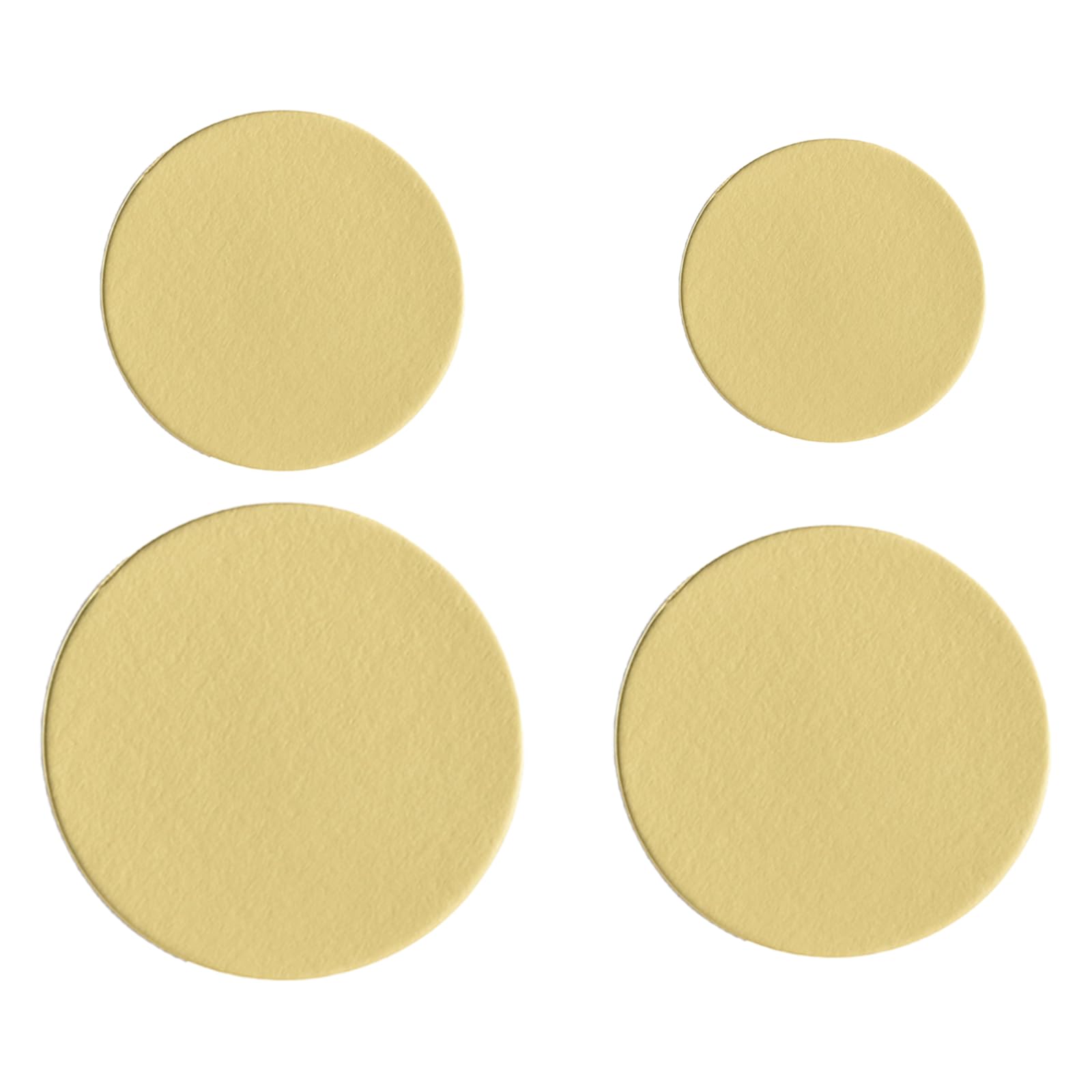 Kalttoy 4pcs / 8pcs Cake Boards Gold Circular Cardboard Base Round Cupcake Dessert Presentation Trays Baking Plates Thick Cake Boards for Transport