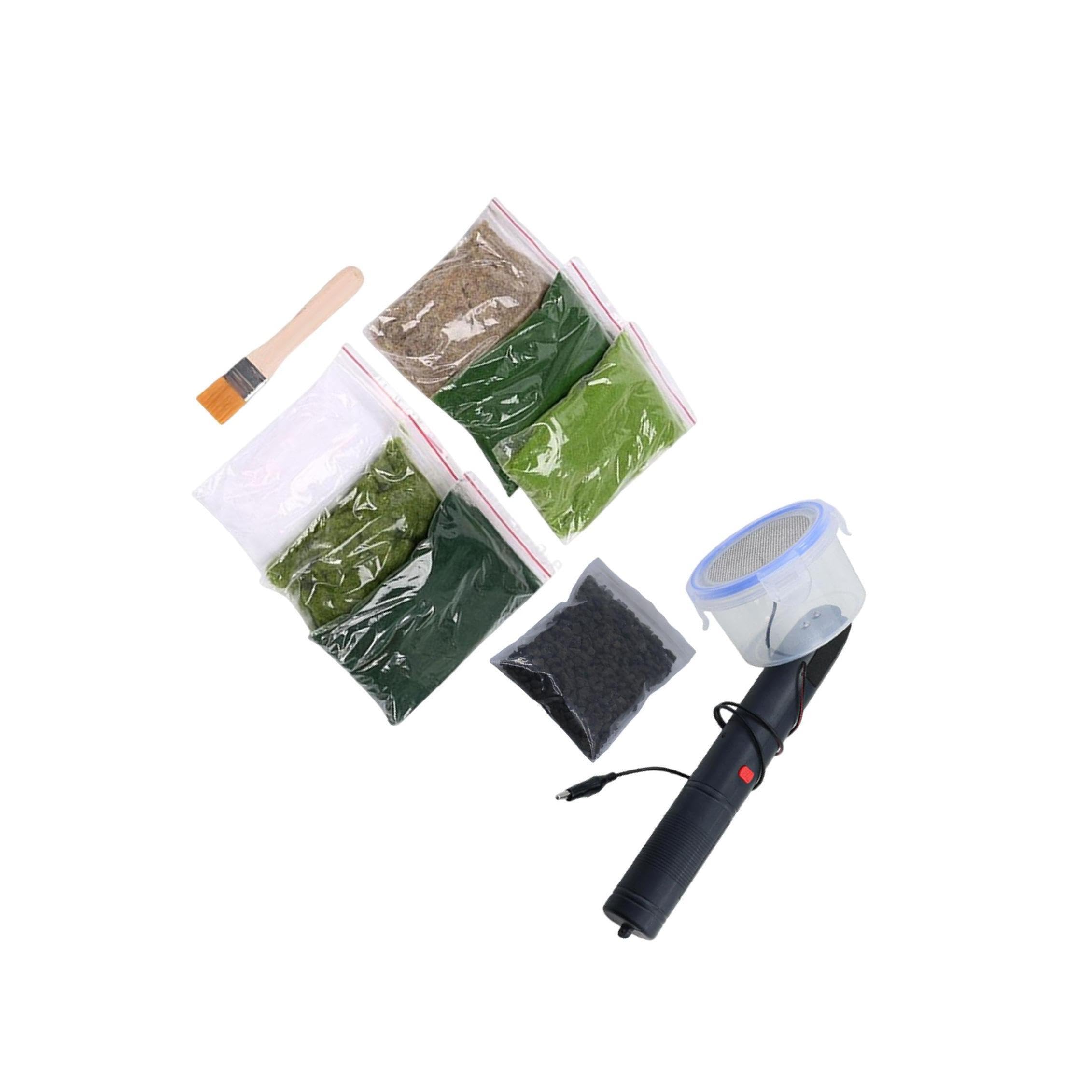 Macchina elettrica per floccaggio statico, modello di utensile manuale, applicatore di Per erba statica affidabile, progettato per modellismo architettonico, hobby, artigianato, kit accessori