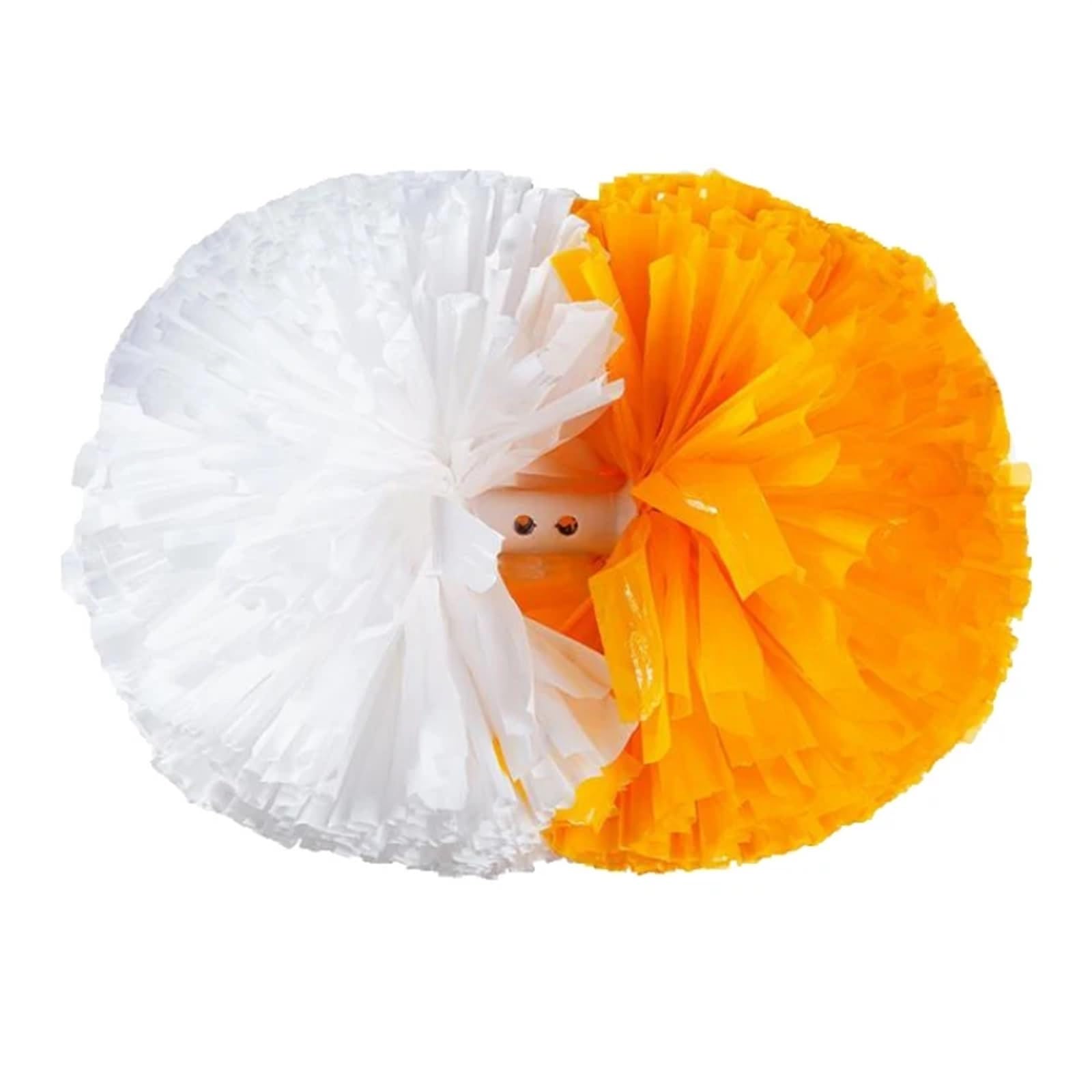 ZWCSHUU Cheerleader Pom Poms 2 Pack Cheerleading Pom Poms With Baton Handle For Team Spirit Sports For Adults Sport Competition(Color13)