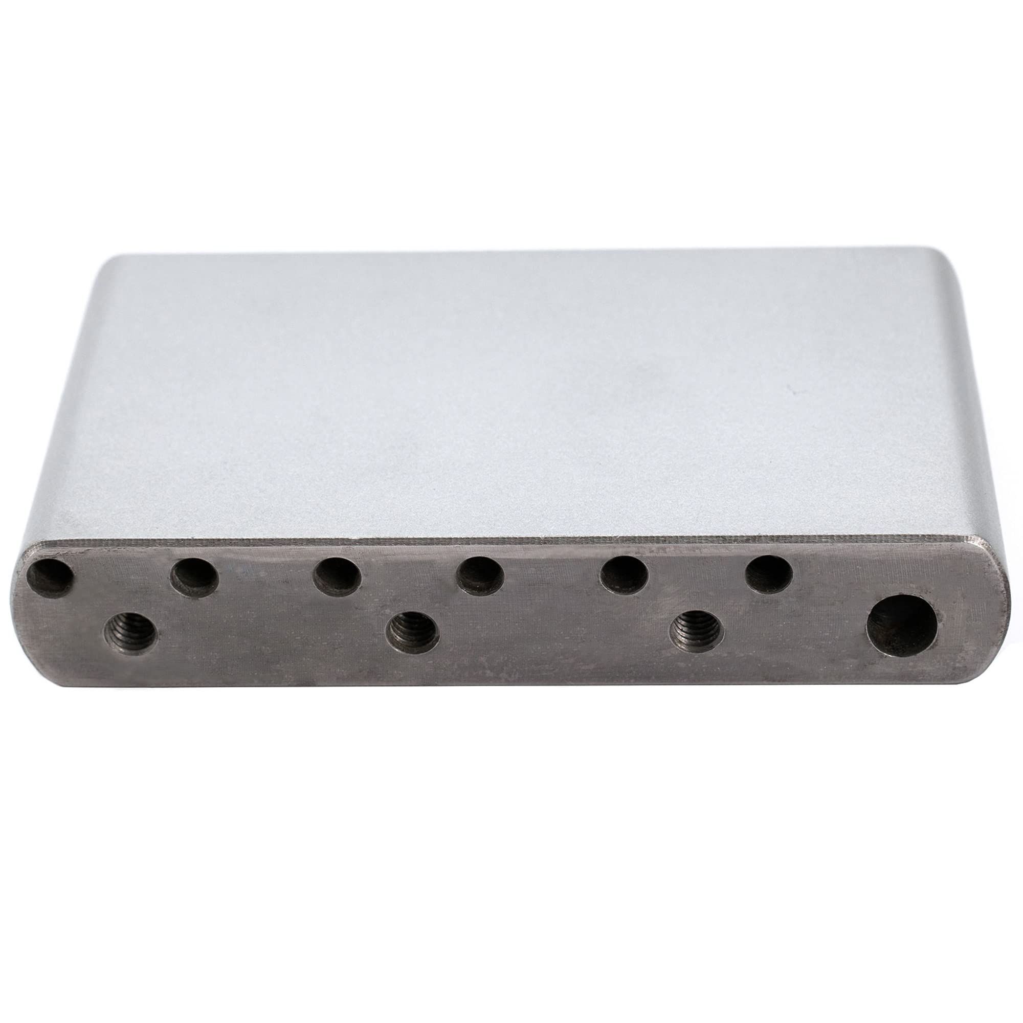 Musiclily Ultra Solid Stalowe Styl MIM 42mm Blok Tremolo 10,5mm Rozstaw Strun do Meksyku Fender Strat i Chin Squier Classic Vibe/Speical Gitary Elektrycznej | do gitary elektrycznej Fender Standard 6 śrub styl vintage MIM Mexico Strat