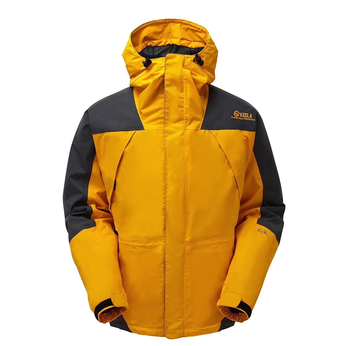 Keela Men's Mango/Wolf Grey Munro Waterproof Jacket: : :, Colour: Extra Large