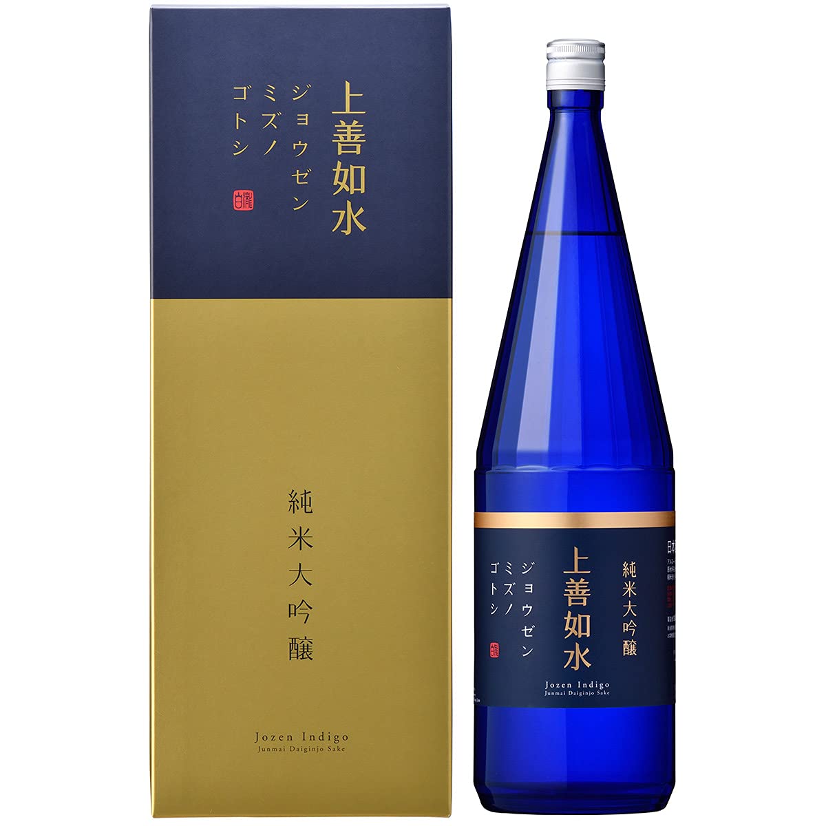 Amazon.co.jp: 白瀧酒造 上善如水 純米大吟醸 1800ml : 食品・飲料・お酒