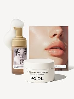 [PODL] PODL Signature Best Trio Collagen Bubble Serum & Balm to Foam Cleanser &Hyaluronic Hydrogel Mask with Collagen Niacinamide | Skin Elasticity Radiance Glow | Exfoliating Pore Care Sebum Control