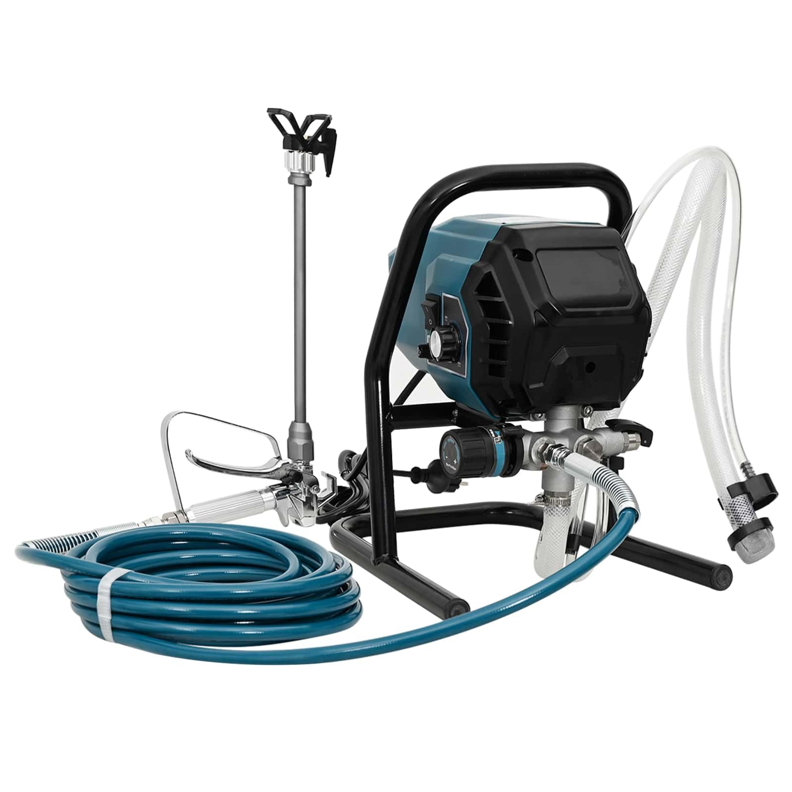 vidaXL Airless-Farbspritzgerät 7,6 m Schlauch 220V 1,5 L/min 200 Bar