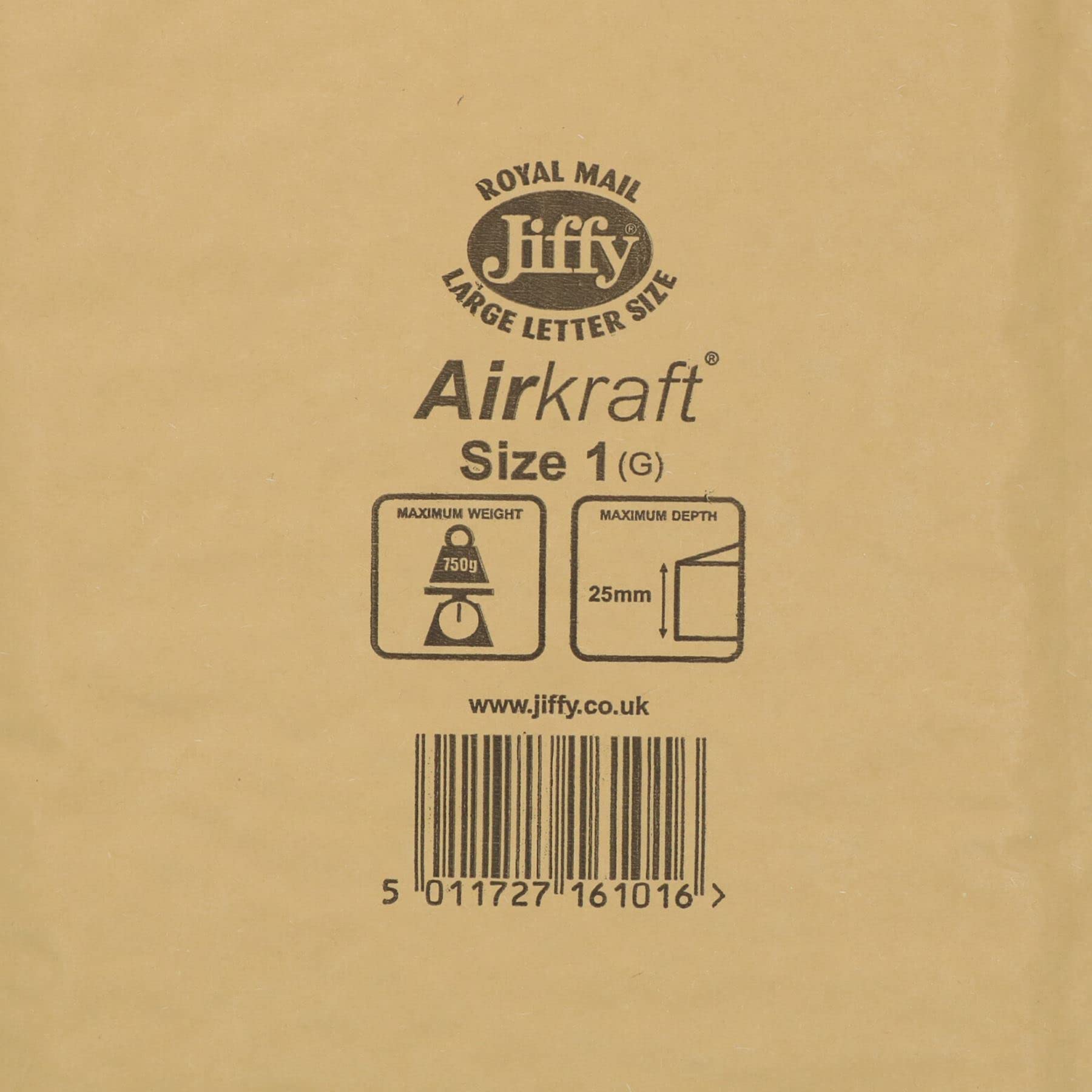 AB Tools 200 buste imbottite per posta Airkraft, color oro, misura 1
