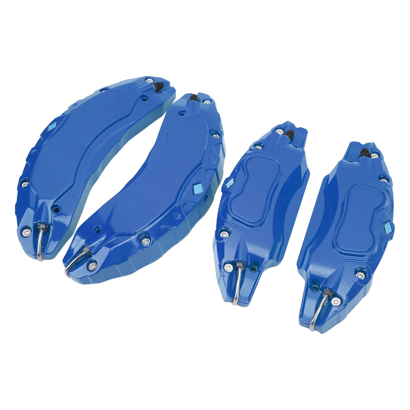 Dioche Copri Pinza per Auto in Lega di Alluminio per Ruota da 18 Pollici e 19 Pollici, Elegante Protezione per Pinza Freno, Facile da Installare (BLUE)