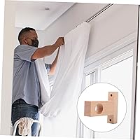 Vista 6 de Cabilock Soporte de poste romano Armario de madera, estantes de madera, base de madera, soporte de extremo de madera, soportes de varillas