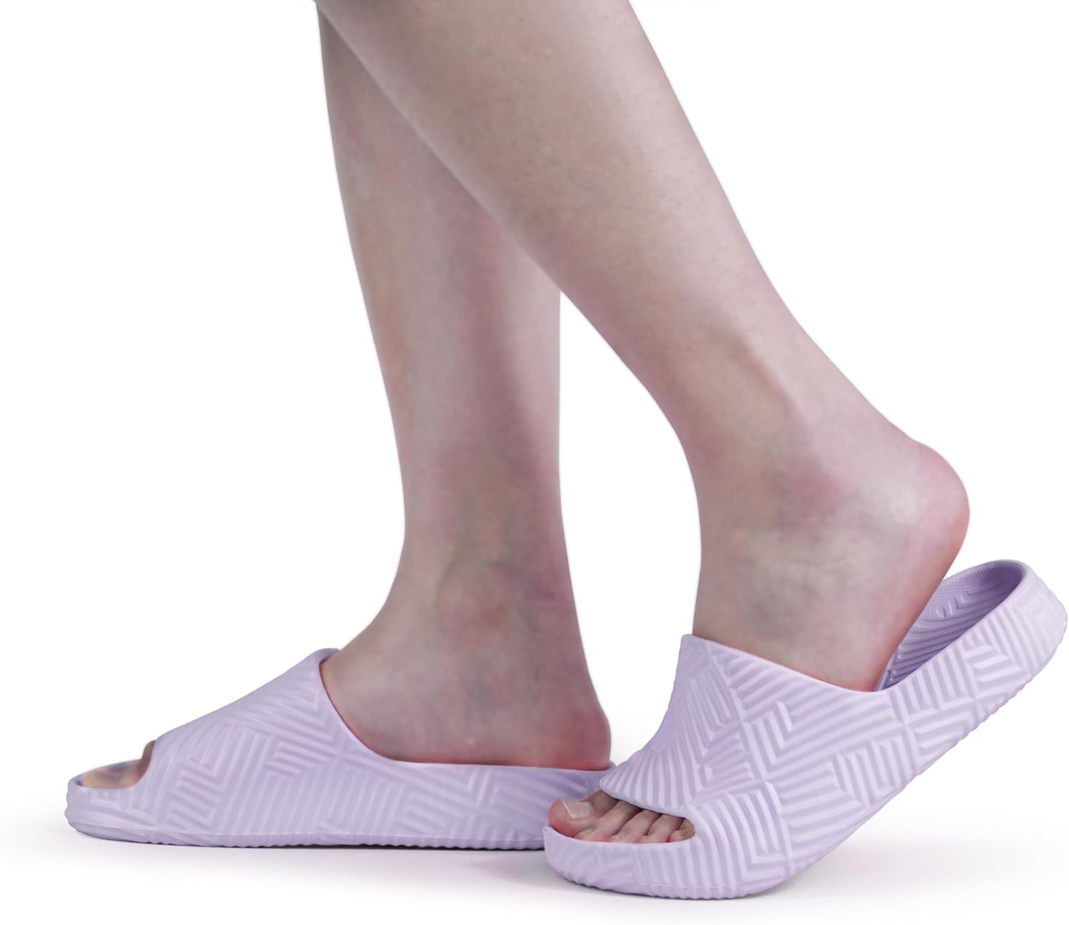 Weweya Slides for Women and Men - Bathroom Shower Shoes - Non Slip House Slippers - Lightweight Beach Sandals - Image 2