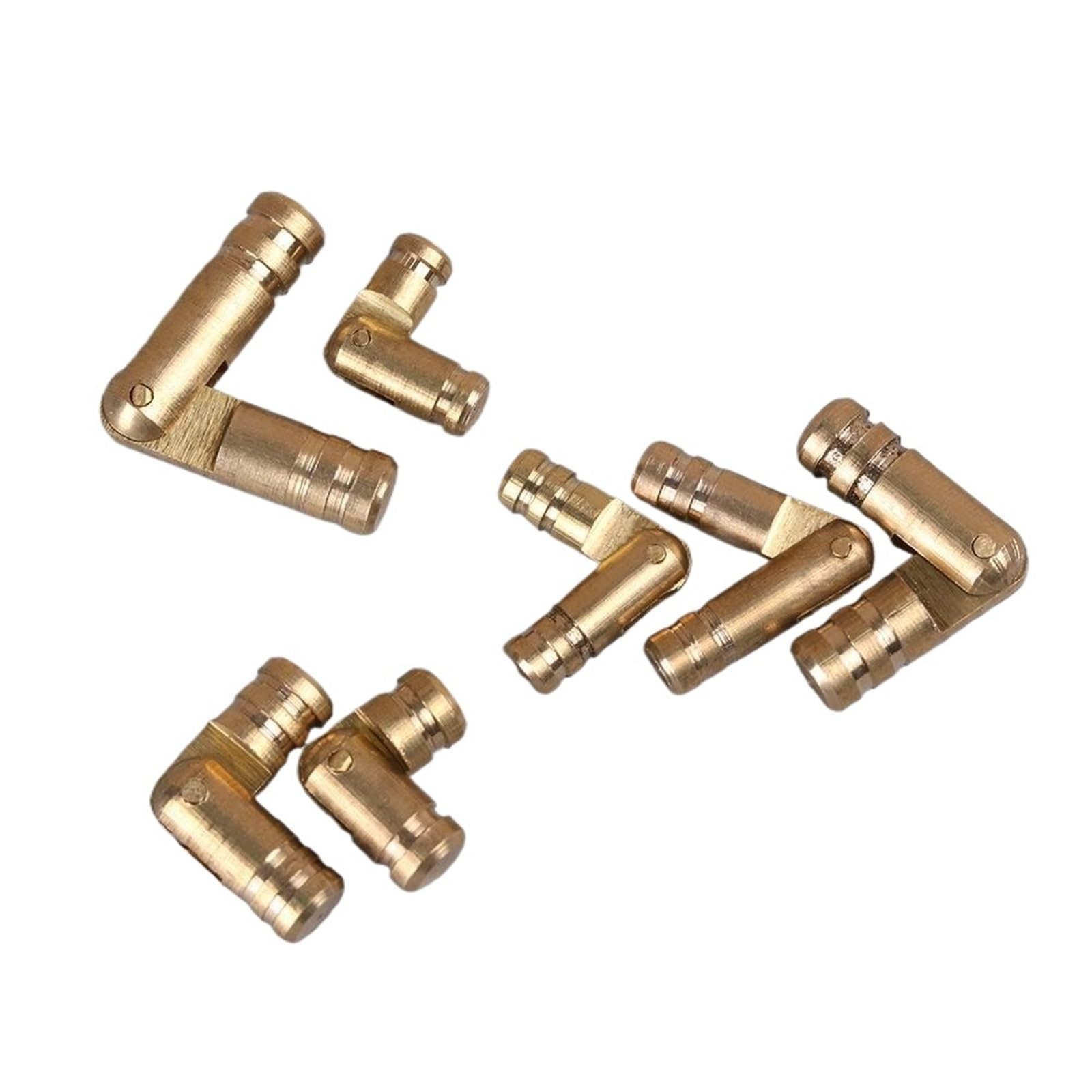 Zawiasy baryłkowe 20 szt. Złote 4-5 mm x 15-30 Miękkie domykanie ukryte do drewnianej obudowy 4 15(5mmx30mm)
